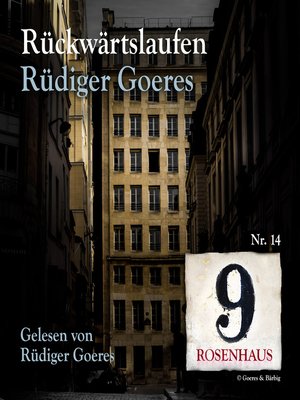 cover image of Rückwärtslaufen--Rosenhaus 9--Nr. 14